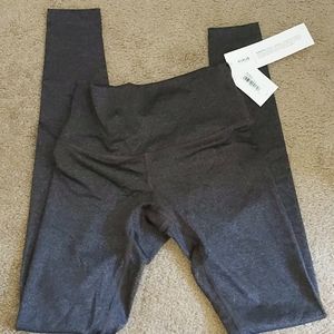 Virus full length heathered black leggings